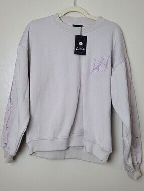 Lottie Hall Violet Flame Sweater Pink Lilac New With Tags